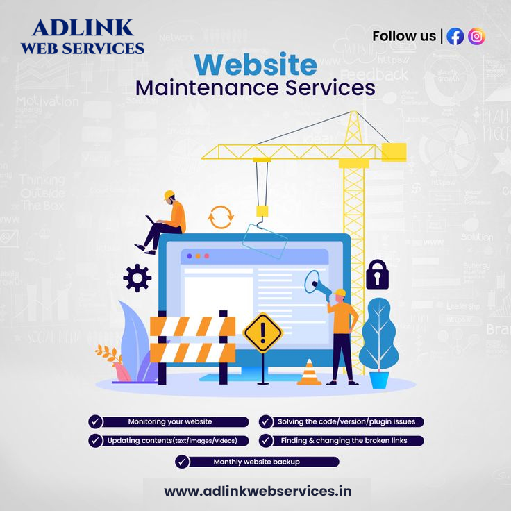 Website Maintenance Services in Pondicherry by Adlink Web Services
